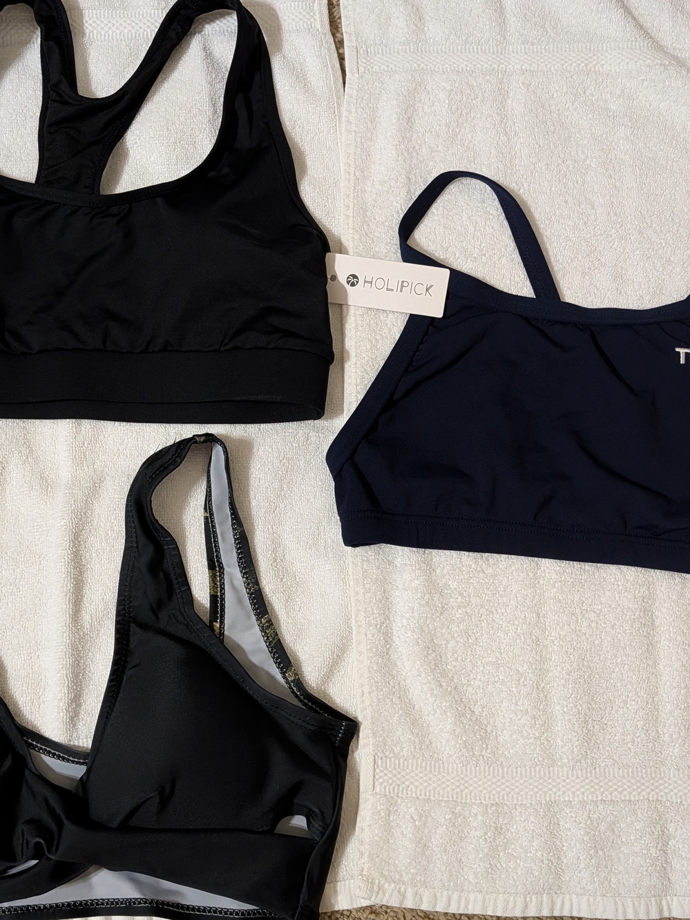 NWT TYR Athletic Swim/Bra Tops Lot of 3 - Size Small (4/6) Bikini Bras Crossover